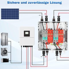Jopassy PV Überspannungsschutz für 2 Strings DC 1000V 32A vorverdrahtet