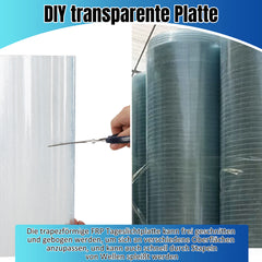 Jopassy FRP Wellplatten transparent für Dach und Gartenhaus