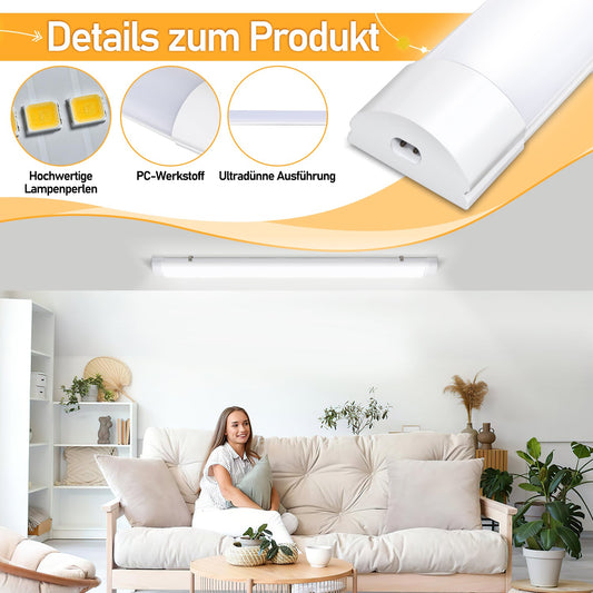 Jopassy LED Feuchtraumleuchte IP65 4000K für Garage Werkstatt
