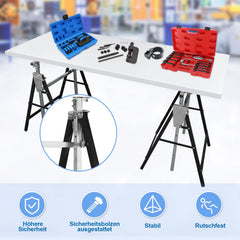 Jopassy Gerüstbock 2er Set höhenverstellbar 81-130 cm 200 kg klappbar