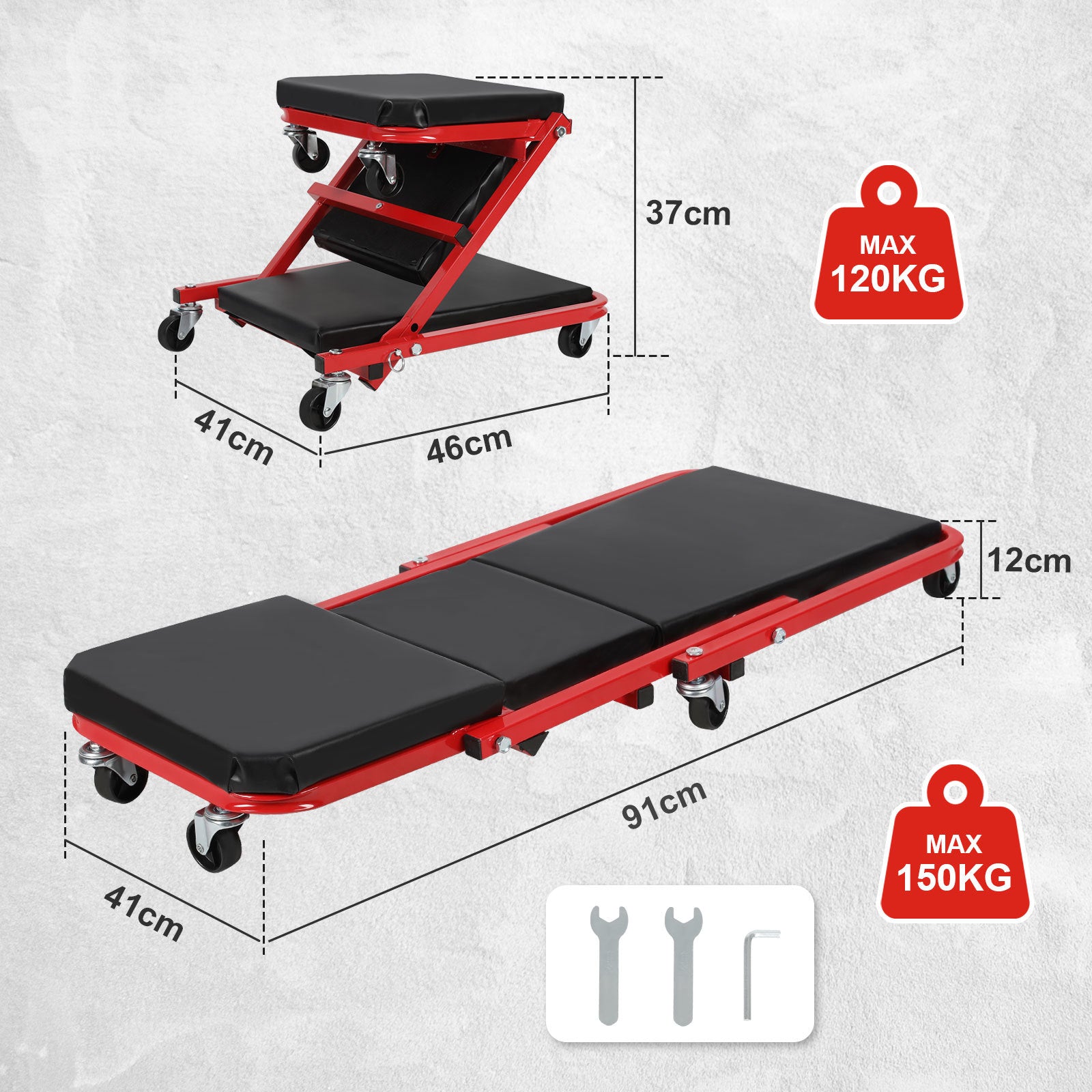 Jopassy 2-in-1-Reparaturwagen für die Kfz-Werkstatt