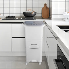 Jopassy Küchenmülleimer 42L mit 3 Fächern