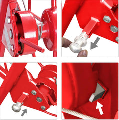 Jopassy Plattenheber klappbar 140-325 cm höhenverstellbar bis 68 kg für Trockenbau