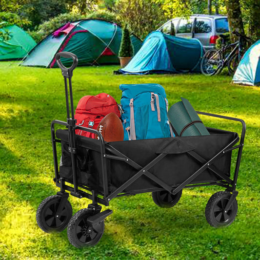 Jopassy  Bollerwagen faltbar 100 x 51 x 75 cm 100 kg für Garten und Camping
