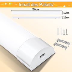 Jopassy LED Feuchtraumleuchte IP65 4000K für Garage Werkstatt