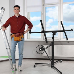 Jopassy Plattenheber klappbar 140-325 cm höhenverstellbar bis 68 kg für Trockenbau