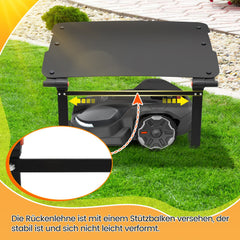 Jopassy Mähroboter Garage 73x57x40 cm klappbar Regenschutz für Rasenroboter