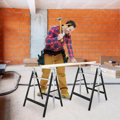 Jopassy Gerüstbock 2er Set höhenverstellbar 81-130 cm 200 kg klappbar