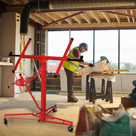 Jopassy Plattenheber klappbar 140-325 cm höhenverstellbar bis 68 kg für Trockenbau