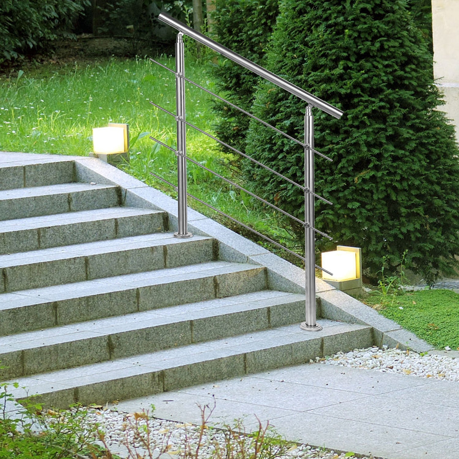Jopassy Edelstahl Treppengeländer 80–180 cm für Innen und Außen