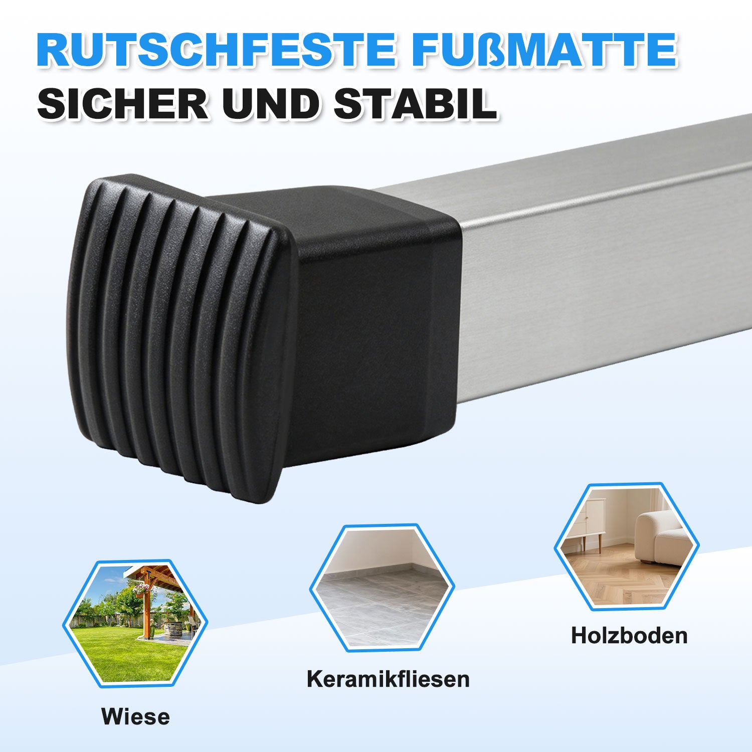Jopassy Arbeitsplattform 120 × 29 cm Klappbar 3-fach Höhenverstellbar 56–80 cm bis 150 kg