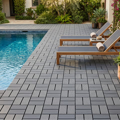 Jopassy PP Terrassenfliesen 30 x 30 cm für Balkon und Pool