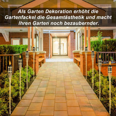 Jopassy Gartenfackeln 12er Set Bambus Ölfackeln 90 cm für Garten Party Camping