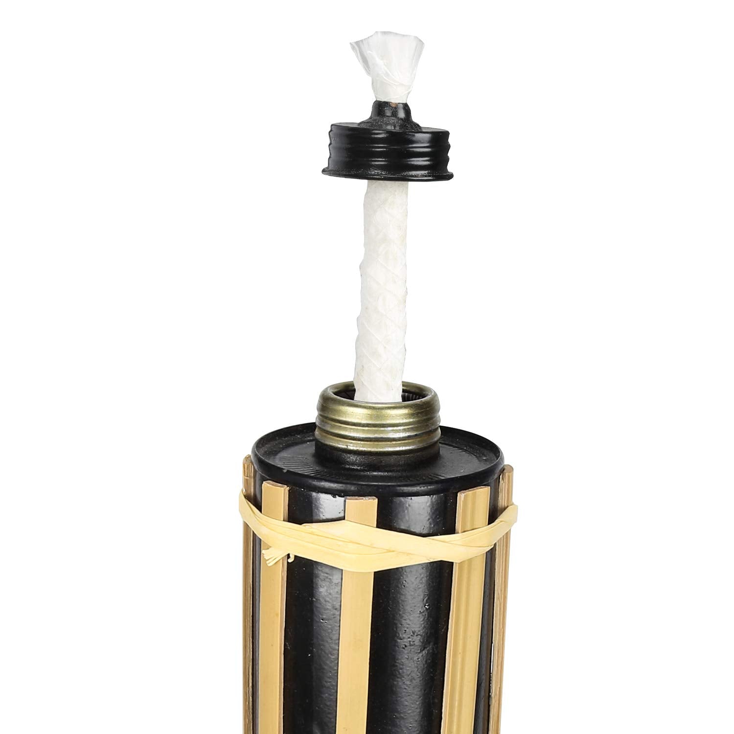 Jopassy Gartenfackeln 12er Set Bambus Ölfackeln 90 cm für Garten Party Camping