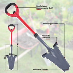 Jopassy Wurzelspaten 114cm mit Wurzelsäge