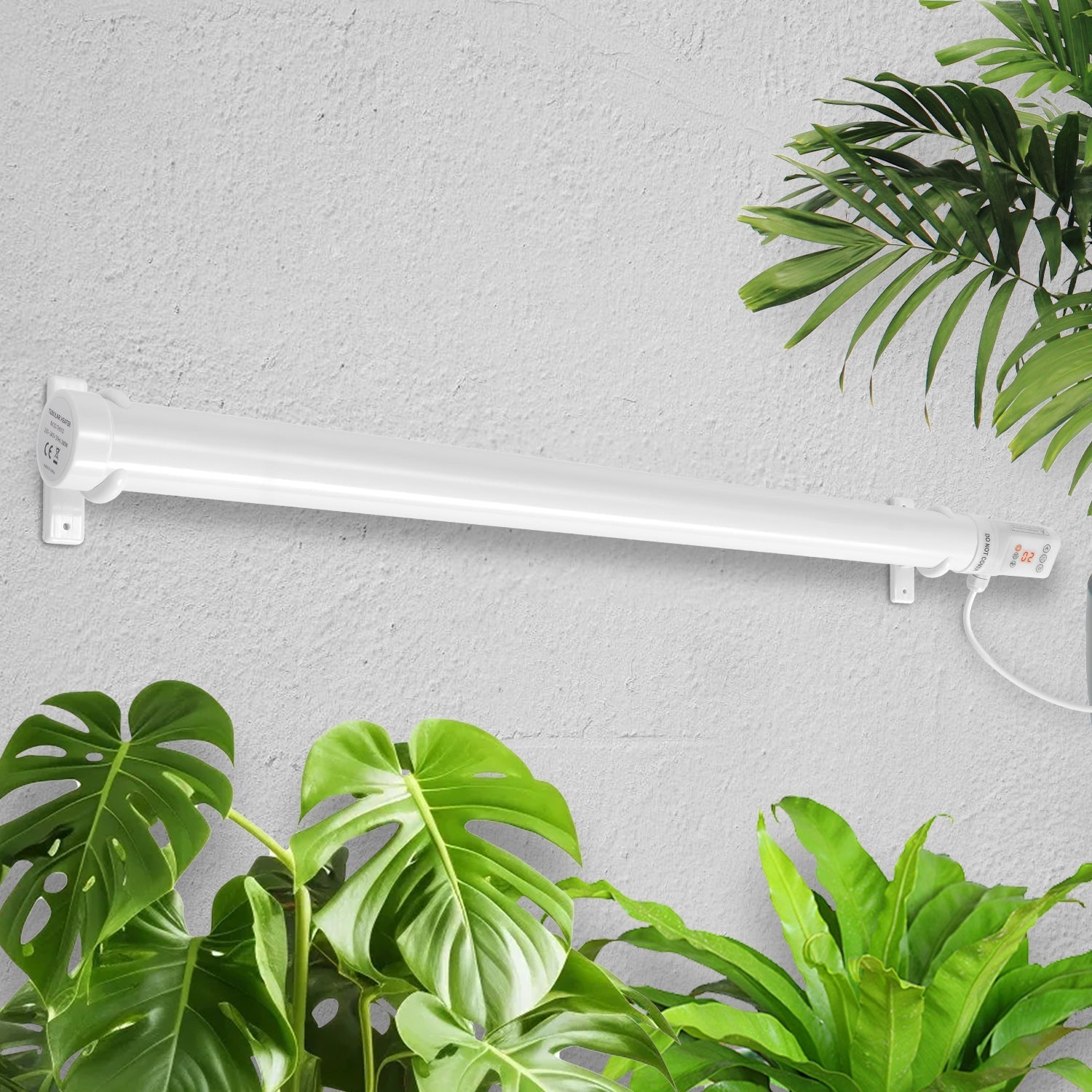 Jopassy Gewächshausheizung 60–240W mit Thermostat Timer und IP44 Frostschutz
