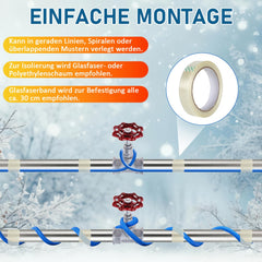 Jopassy Heizkabel mit Thermostat 2–18 m 17 W/m IP68 Frostschutz für Wasserleitung