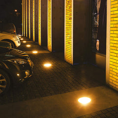 Jopassy LED Bodeneinbaustrahler Außen 3W IP67 Warmweiß für Garten Gehweg