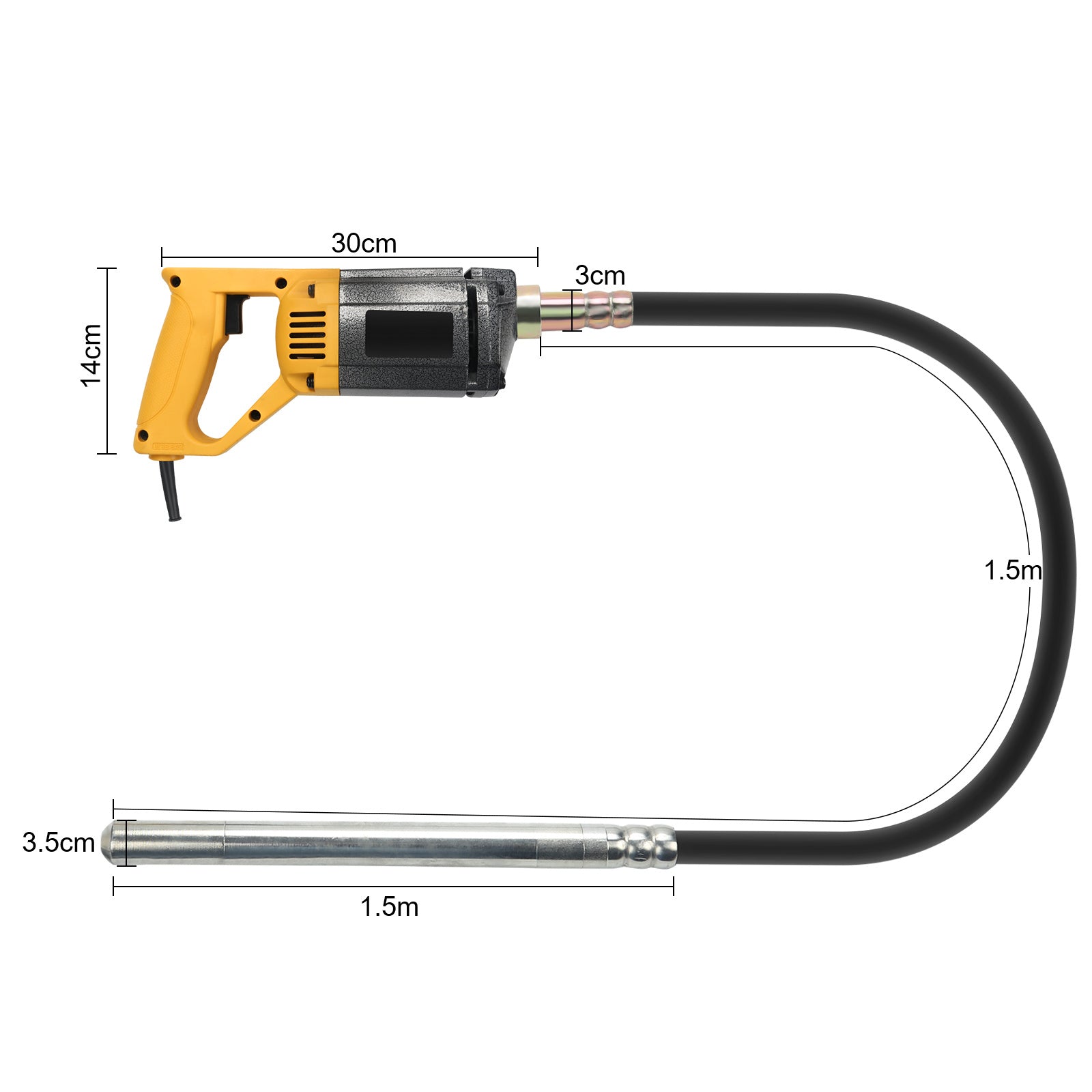 Jopassy Concrete Vibrator 1000W