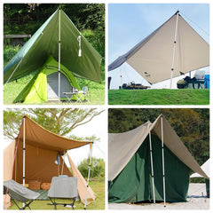 Jopassy Verstellbare Zeltstangen für Plane und Camping