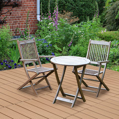 Jopassy WPC Terrassenfliesen 30x60 cm, Klickfliesen für Balkon & Garten, 1–5 m²