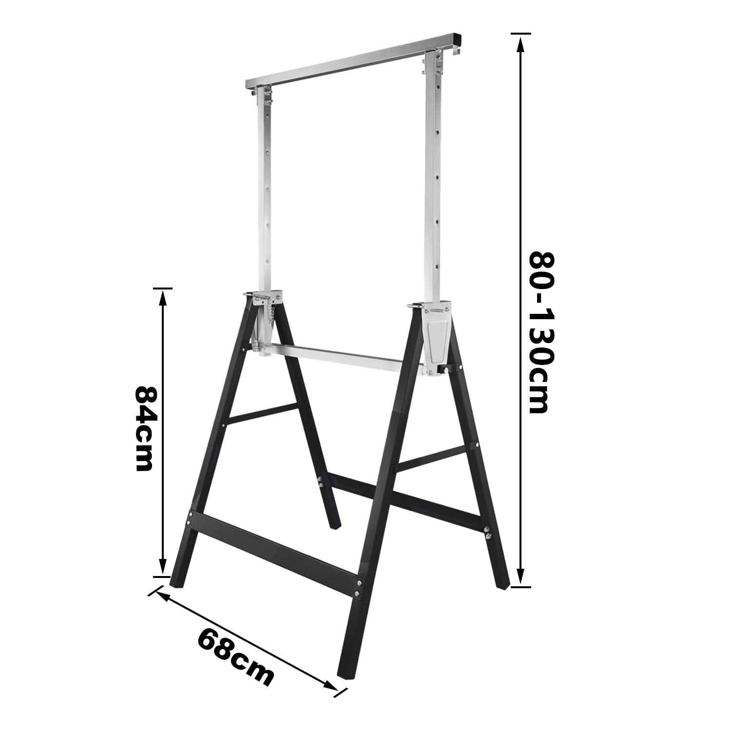 Jopassy Gerüstbock 2er Set höhenverstellbar 81-130 cm 200 kg klappbar
