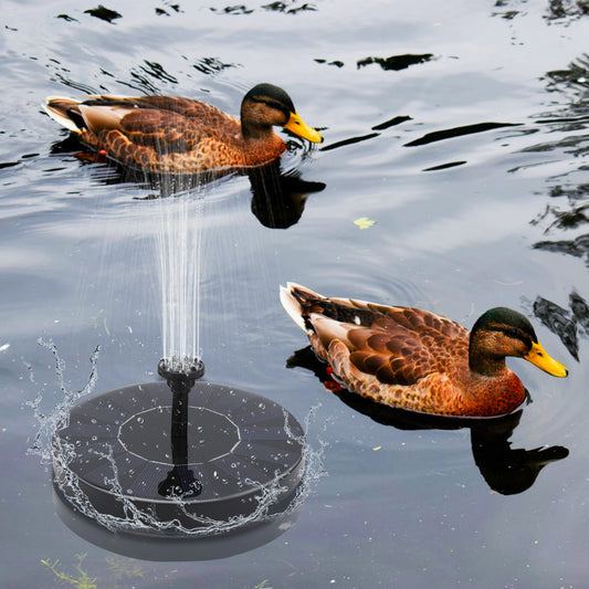 Jopassy Solarbetriebene Wasserpumpe schwimmender Springbrunnen