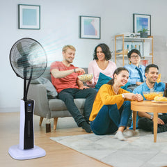 Jopassy Standventilator mit Wasserkühlung Ultraschall-Sprühfunktion