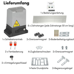 Jopassy Schiebetorantrieb 800 kg 370W mit Smart Steuerung