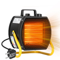 Jopassy Heizlüfter 2000/3000W PTC mit Thermostat für Werkstatt und Garage