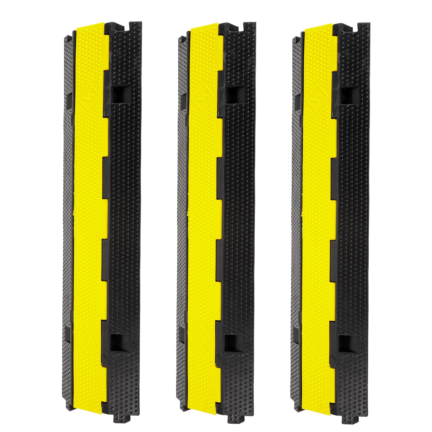 Jopassy Kabelbrücke 101 x 25 x 5 cm Gummi Kabelschutz für Parkplatz Baustelle