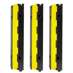 Jopassy Kabelbrücke 101 x 25 x 5 cm Gummi Kabelschutz für Parkplatz Baustelle