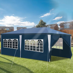 Jopassy Partyzelt wasserdicht 3x3 m 3x6 m Gartenzelt mit Seitenteilen