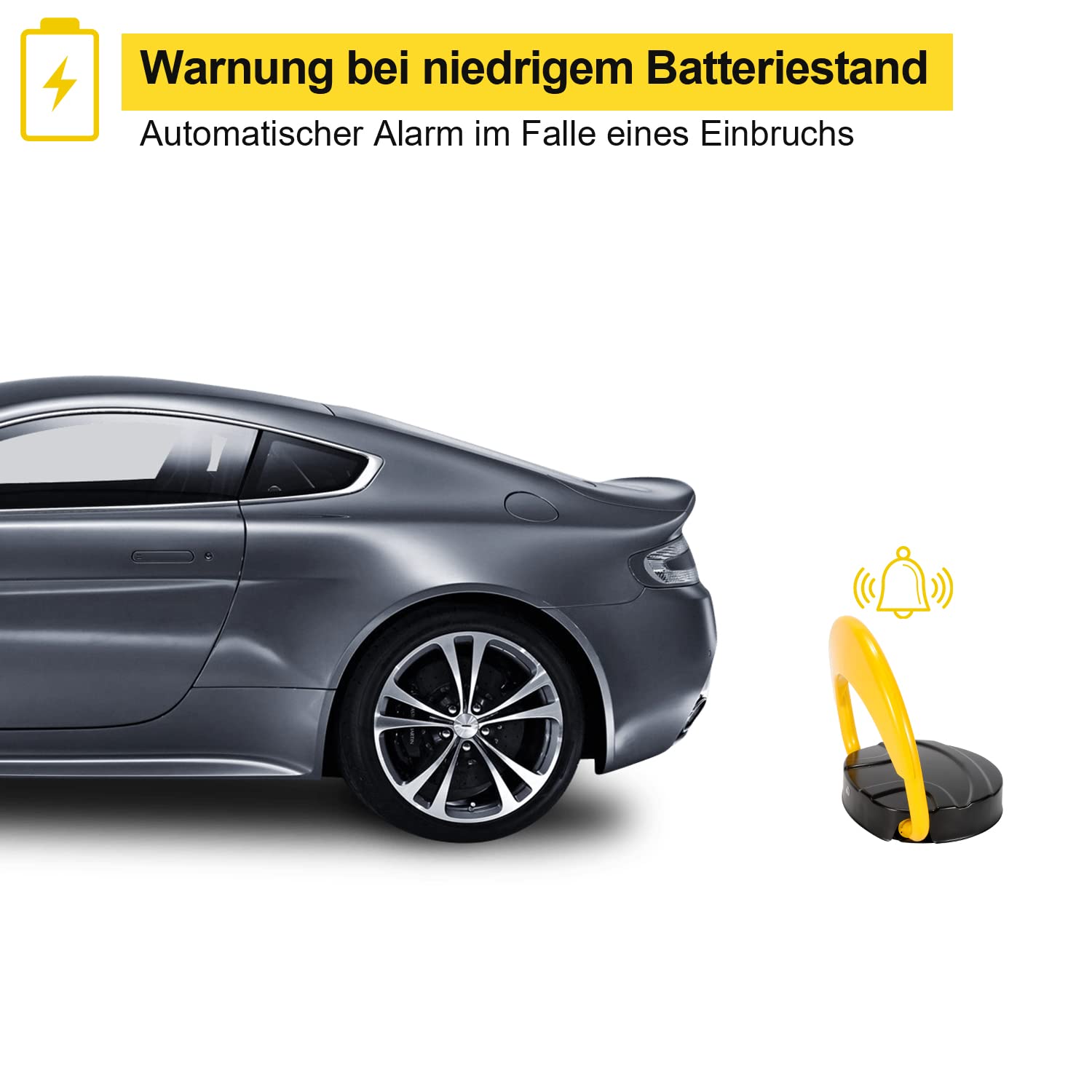 Jopassy Automatische Parksperre IP67 mit Fernbedienung und Schlüssel bis 4 Tonnen