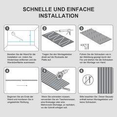 Jopassy Akustikpaneele 120x60 cm Wandpaneele Holz und Filz für Innenwand