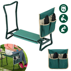 Jopassy Garten-Kniebank 4er Set, Kniehocker mit Werkzeugtaschen