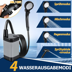 Jopassy Tragbare Campingdusche 20L mit Akku Pumpe