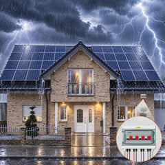 Jopassy PV Überspannungsschutz DC 1000V 32A für 1, 2 oder 4 Strings vorverdrahtet IP65