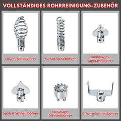 Jopassy 500W Elektrischer Rohrreiniger