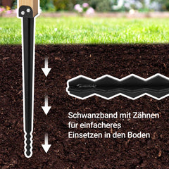 Jopassy Pfostenanker zum Einschlagen für Zaun und Gartenbau