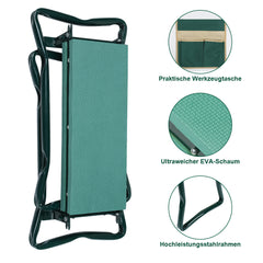 Jopassy Garten-Kniebank 4er Set, Kniehocker mit Werkzeugtaschen