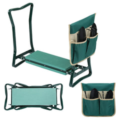 Jopassy Garten-Kniebank 4er Set, Kniehocker mit Werkzeugtaschen