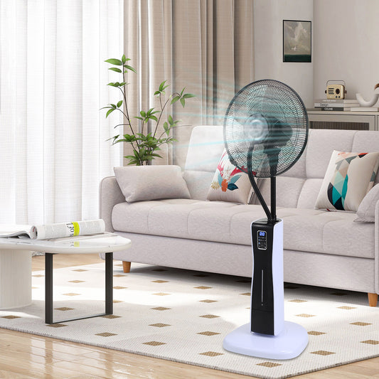 Jopassy Standventilator mit Wasserkühlung Ultraschall-Sprühfunktion