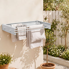 Jopassy Wandwäscheständer klappbar 80/100 cm für Balkon und Innenbereich