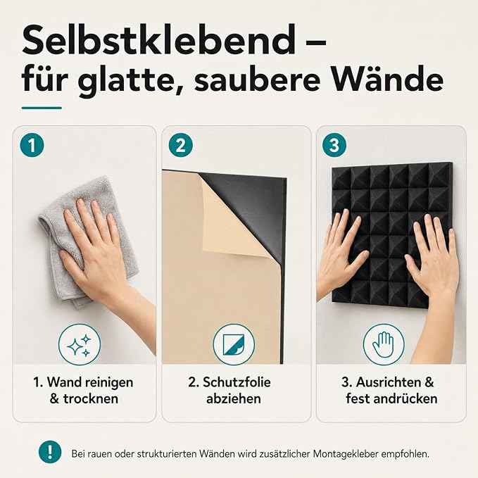 Jopassy Akustikschaum für Home Studio und Gaming