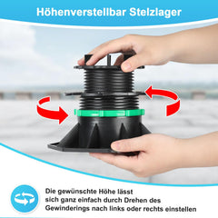 Jopassy Stelzlager 19-140 mm höhenverstellbar für Terrassenplatten