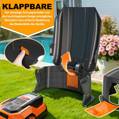 Jopassy Hochklappbare Mähroboter Garage 70,5 × 57 × 33 cm für Ladestation