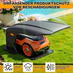 Jopassy Hochklappbare Mähroboter Garage 70,5 × 57 × 33 cm für Ladestation