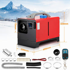 Jopassy Dieselheizung 8kW 12V All-in-One mit LCD Fernbedienung für Wohnmobil LKW