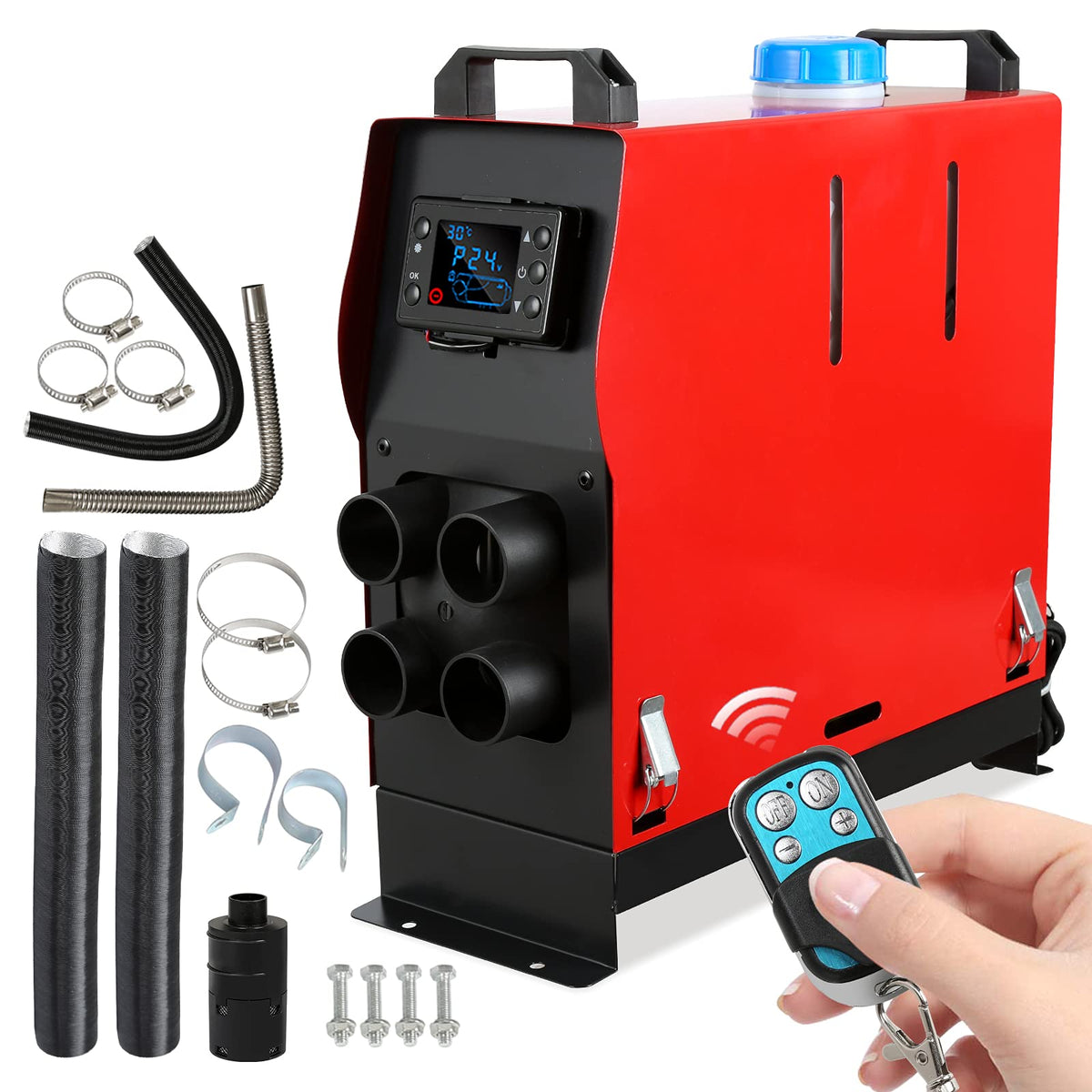 Jopassy Diesel Standheizung 8 kW 12 V mit LCD Display und Fernbedienung